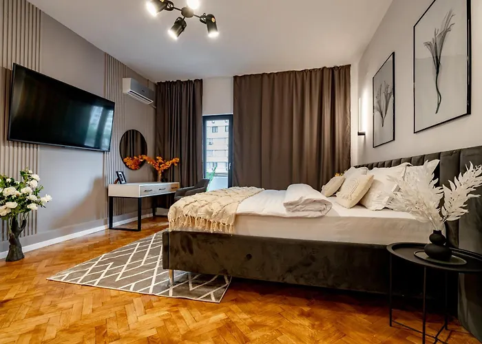Apartament Piata Natiunilor Unite Studios: Where Style Meets Bucharest's Pulse Bukareszt